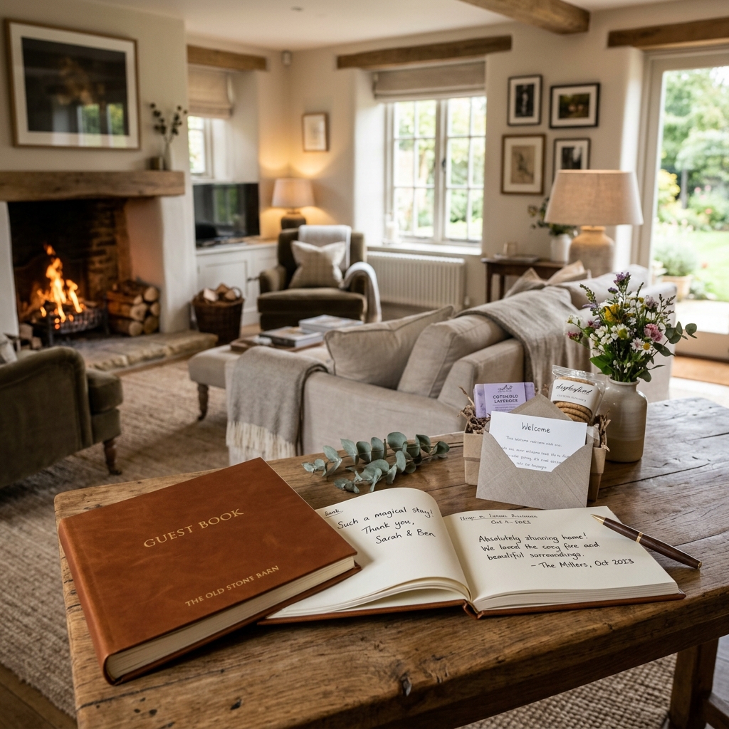Luxury Airbnb Guest Book
